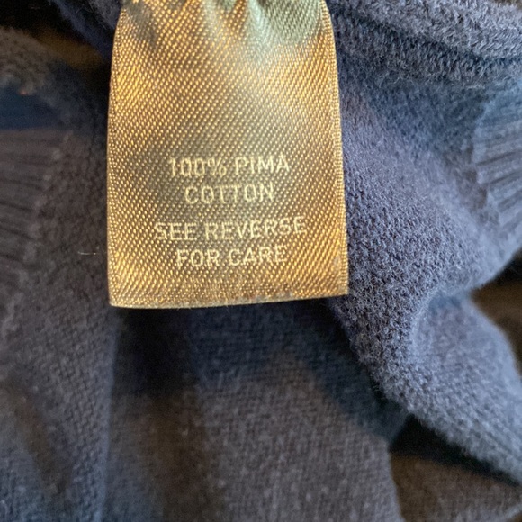 Johnston and Murphy 1/4 zip Vest size XL Medium Blue - Picture 9 of 10